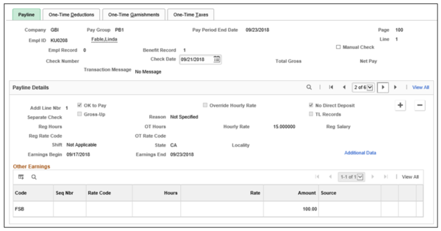 Split of flat sum bonus amount into two FLSA periods (1 of 2)