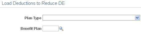 Load Deductions to Reduce DE page