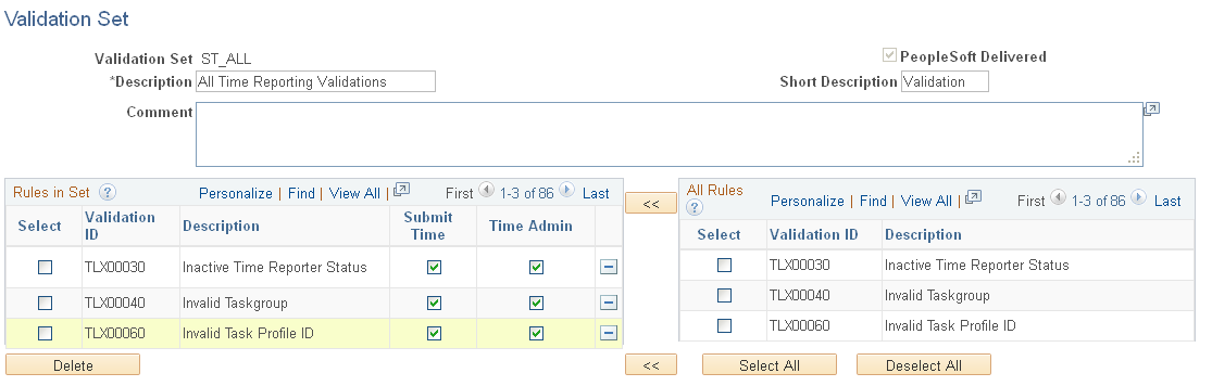 Validation Set page