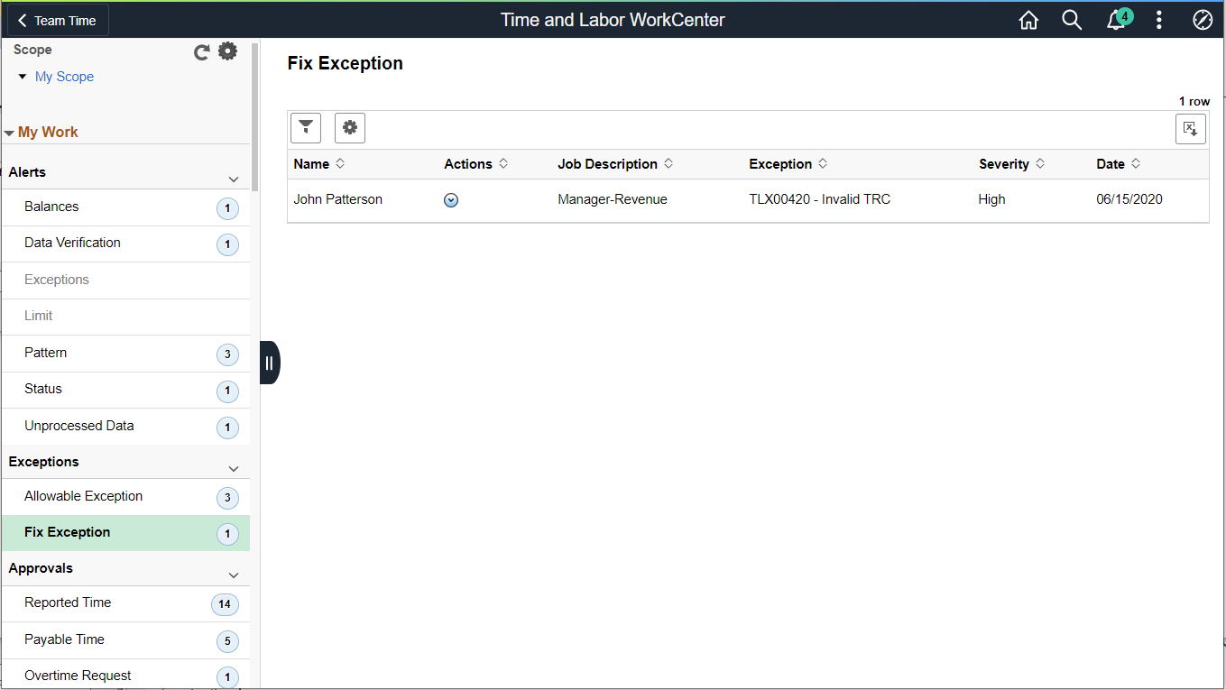 Fix Exception Page