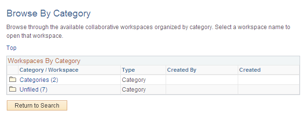 Browse By Category page