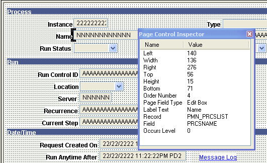 Page Control Inspector