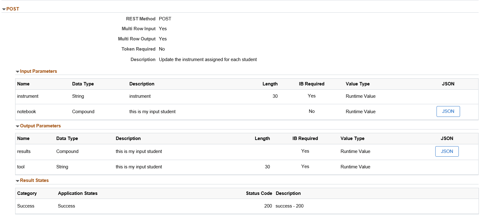 Example Post Method
